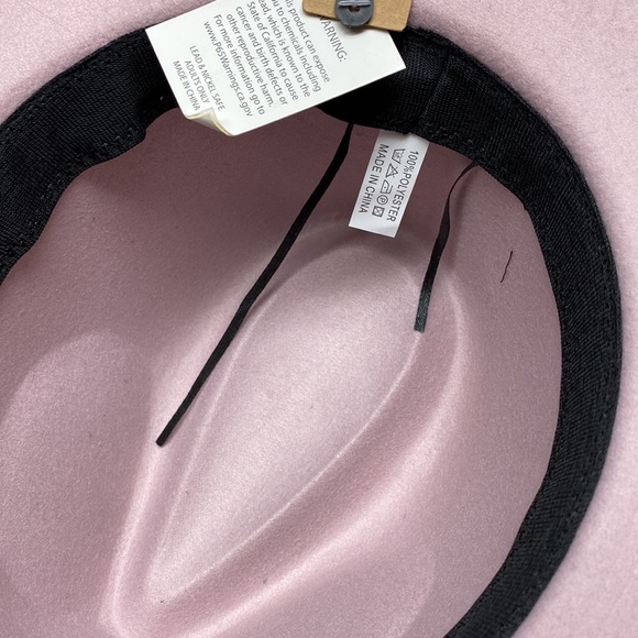 Rose Pink boho chic fedora NWT - Picture 4 of 11